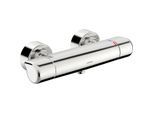 Hansa Hansacare Dusch-Thermostat 08707100 Aufputz, S-Anschlüsse verdeckt, chrom