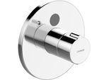 Hansa Hansaelectra Fertigmontageset 80909001 Brause-Thermostat-Armatur, chrom