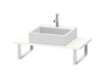 Duravit DuraStyle Konsole DS104C02222 für Aufsatzbecken, 1 Ausschnitt, Stärke 3 cm, weiß hochglanz