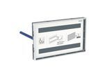 Geberit Omega Abdeckplatte 115088001 kundenspezifisch, flächenbündig, mit Sichtrahmen