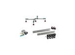 Mepa Duschwannen Set Superflach bis 100x100cm Duschwannenfüße, Wannenleisten, Dichtband