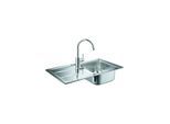 Grohe K400 Einbauspüle-Set 31570SD0 860x500mm, 1 Becken, mit Einhebel-Spültischarmatur, Edelstahl
