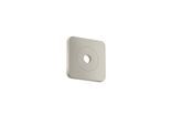 hansgrohe AXOR Citterio C Wandrosette 28801800 120/120 softsquare, Edelstahl Optik