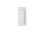 Villeroy und Boch Squaro Rechteck-Badewanne UBQ180SQS2V-01 179,4x79,4cm, Ablauf mittig, weiß