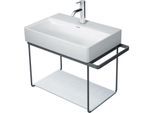 Duravit DuraSquare Metallkonsole 0031144600 66,5x38,1cm, wandhängend, schwarz matt