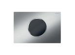 Geberit WC-Steuerung 115909SN6 Batteriebetrieb, 2-Mengen-Spülung, verschraubbar, Edelstahl gebürstet