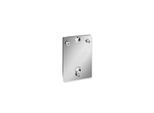 Hewi System 800 Montageplatte 950.50.01440 130 x 181 x 8 mm, Edelstahl verchromt