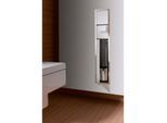 Emco Asis 150 Unterputz-WC-Bürstengarnitur 975027850 809 mm, Türanschlag links/rechts, chrom/weiß