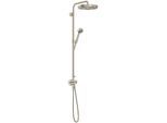 hansgrohe AXOR One Duschsystem mit Thermostat und Duschkopf 280 48796820 Unterputz-Fertigmontageset, 1 Strahlart , 12 l/min, brushed nickel