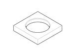 Dornbracht Rosette für Körper MARO 2 092779005-00 chrom
