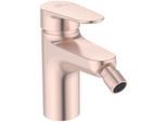 Ideal Standard Alu+ Bidetarmatur BE132RO Ausladung 115 mm, BlueStart mit Ablaufgarnitur, rosé