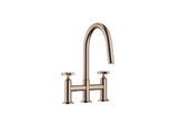 Dornbracht Dreiloch-Küchenarmatur 19875809-42 Pull-down mit Brausefunktion, Ausladung 240mm, bronze gebürstet