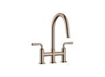 Dornbracht Dreiloch-Küchenarmatur 19870809-42 Pull-down mit Brausefunktion, Ausladung 240mm, bronze gebürstet