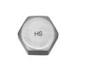 Hermann Schmidt Edelstahl-Kappe 1 1/4" kantig