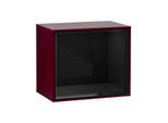 Villeroy und Boch Finion Regalmodul FD10PHHB 41,8x35,6x27cm, Regal Glossy Black, Peony Matt