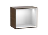 Villeroy und Boch Finion Regalmodul FD10MTGN 41,8x35,6x27cm, Regal White Matt, Walnut veneer