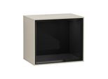 Villeroy und Boch Finion Regalmodul FD10PHHH 41,8x35,6x27cm, Regal Glossy Black, Sand Matt Lacquer