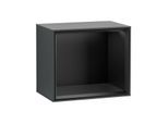 Villeroy und Boch Finion Regalmodul FD10PDHG 41,8x35,6x27cm, Regal Black Matt, Midnight Blue Matt Lacquer