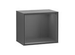 Villeroy und Boch Finion Regalmodul FD10GKGK 41,8x35,6x27cm, Regal Antracite Matt, Anthracite matt