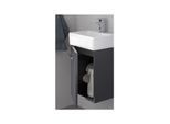 Artiqua Serie 831 Waschtischunterschrank 831-WUT-CM03-L, castello eiche, links