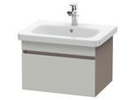 Duravit DuraStyle Waschtisch-Unterschrank DS638000743 58 x 44,8 cm, betongrau/basalt matt, 1 Auszug, wandhängend
