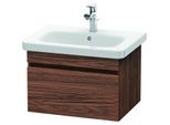Duravit DuraStyle Waschtisch-Unterschrank DS638002121 58 x 44,8 cm, nussbaum dunkel, 1 Auszug, wandhängend