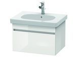 Duravit DuraStyle Waschtisch-Unterschrank DS638301843 60 x 45,3 cm, weiß matt/basalt matt, 1 Auszug, wandhängend