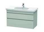 Duravit DuraStyle Waschtisch-Unterschrank DS648500707 100 x 45,3 cm, betongrau matt, 2 Schubkästen, wandhängend