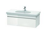 Duravit DuraStyle Waschtisch-Unterschrank DS638502222 100 x 45,3 cm, weiß hochglanz, 1 Auszug, wandhängend