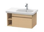 Duravit DuraStyle Waschtisch-Unterschrank DS639303030 73 x 44,8 cm, Becken rechts, Eiche natur, 1 Auszug