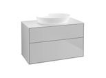 Villeroy und Boch Finion Waschtischunterschrank FA0100GJ 100x60,3cm, Abdeckplatte white matt, Light grey matt