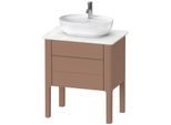 Duravit Luv Waschtisch-Unterschrank LU956505454 63,8x45x74,3cm, 1 Schubkasten, 1 Auszug, stehend, Mandel Seidenmatt