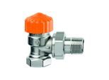 Heimeier Eclipse Thermostat-Ventilunterteil 3461-03.000 Rp 3/4xR 3/4, Eck, Messing vernickelt, verkürzt