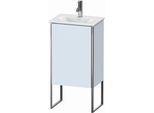 Duravit XSquare Waschtisch-Unterschrank XS4520L9797 43x84x30,8cm, Anschlag links, Lichtblau seidenmatt, 1 Tür