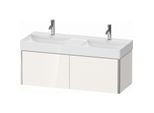 Duravit XSquare Waschtisch-Unterschrank XS406408585 118,4x39,7x46cm, 2 Auszüge, weiß hochglanz