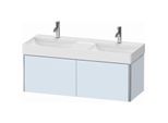 Duravit XSquare Waschtisch-Unterschrank XS406409797 118,4x39,7x46cm, 2 Auszüge, Lichtblau seidenmatt