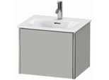 Duravit XSquare Waschtisch-Unterschrank XS422100707 51x39,7x41,8cm, 1 Auszug, Betongrau matt