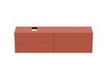 Ideal Standard Conca Waschtisch-Unterschrank T3992Y3 mit Ausschnitt, 4 Auszüge, 200x50,5x55 cm, rechts/links, Sunset matt lackiert