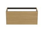 Ideal Standard Conca Waschtisch-Unterschrank T3945Y6 120x50,5x54cm, ohne Waschtisch-Platte, 2 Auszüge, Eiche hell Furnier