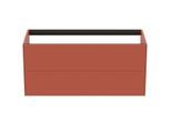 Ideal Standard Conca Waschtisch-Unterschrank T3945Y3 120x50,5x54cm, ohne Waschtisch-Platte, 2 Auszüge, Sunset matt lackiert