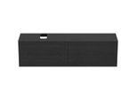 Ideal Standard Conca Waschtisch-Unterschrank T3992Y4 mit Ausschnitt, 4 Auszüge, 200x50,5x55 cm, rechts/links, Eiche geflammt Furnier