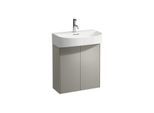 LAUFEN Sonar Waschtisch-Unterbau H4054830340421 58x60x24cm, 2 Türen, Titan