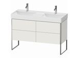 Duravit XSquare Waschtisch-Unterschrank XS445603939 118,4x73,1x46cm, 4 Auszüge, Nordic weiß seidenmatt