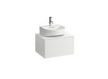 LAUFEN Sonar Schubladenelement H4054310341701 57,5x34x45,5cm, 1 Schublade, Weiß matt