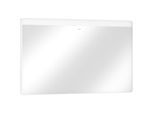 hansgrohe Xarita Lite Q Spiegel 54960700 mit horizontaler LED-Beleuchtung, mattweiß, B 1200 x H 700 x T 30 mm, 12 W