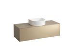 LAUFEN Sonar Schubladenelement/Sideboard H4054210340401 117,5x34x45,5cm, Ausschnitt Mitte, Gold