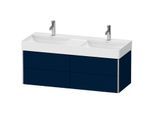 Duravit XSquare Waschtisch-Unterschrank XS416409898 118,4x39,7x46cm, 4 Schubkästen, Nachtblau seidenmatt