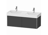 Duravit XSquare Waschtisch-Unterschrank XS406404949 118,4x39,7x46cm, 2 Auszüge, Graphit matt