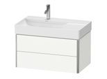 Duravit XSquare Waschtisch-Unterschrank XS416803636 78,4x39,7x46cm, 2 Schubkästen, weiß seidenmatt