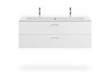 Duravit XBase Waschtisch-Unterschrank XB612301818 120x55,2x47,5cm, weiß matt, 2 Schubkästen